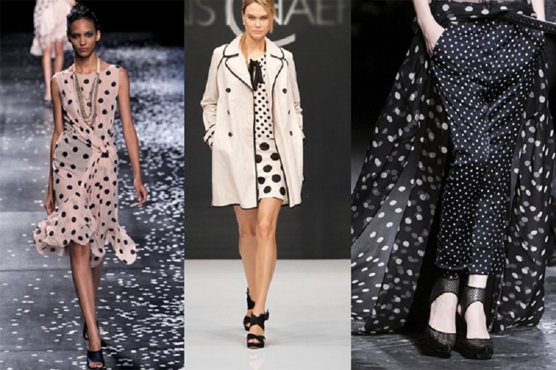 Eccentrici POIS, fanno moda in bianco e nero